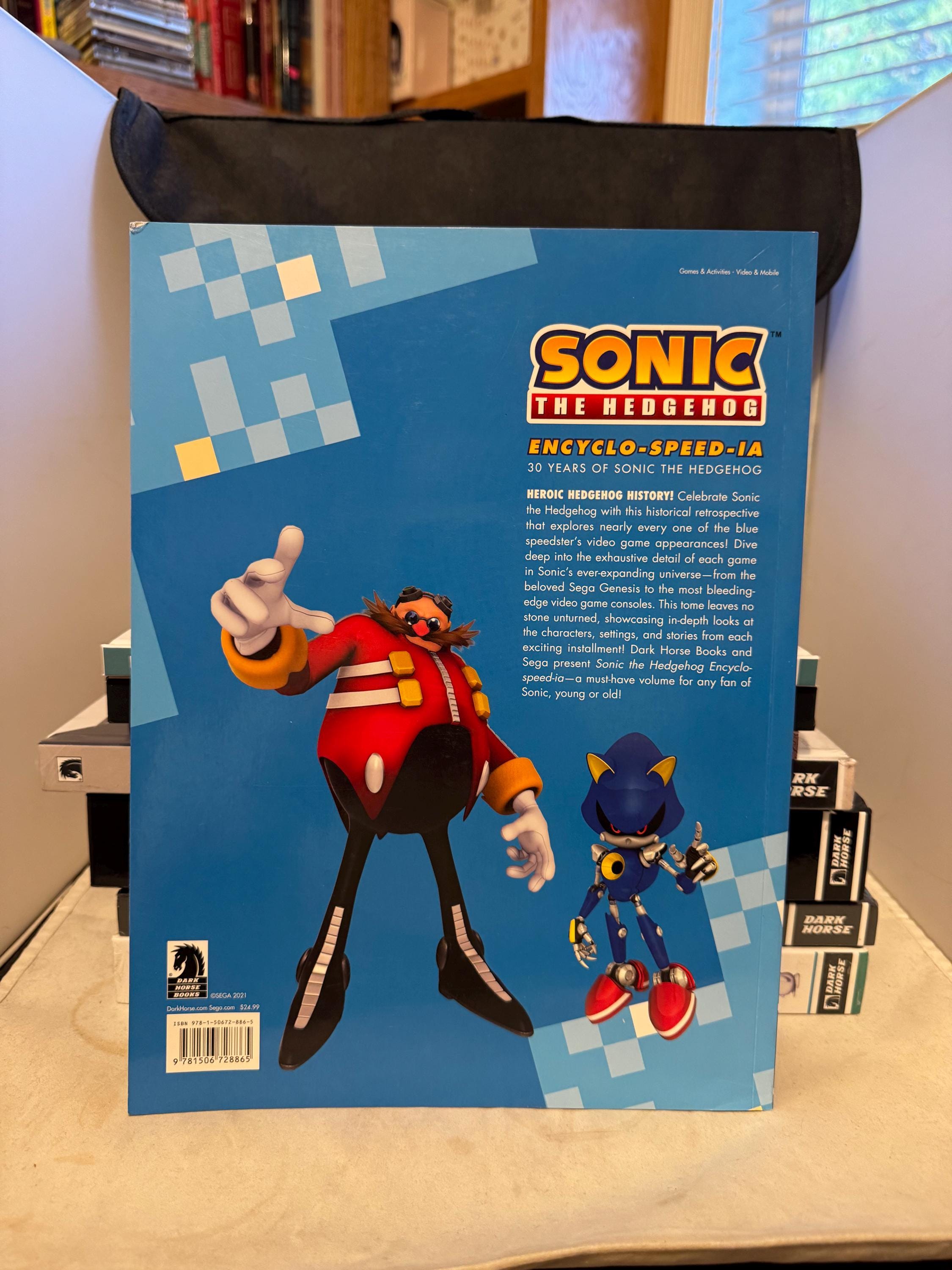 Sonic - the Hedgehog - Encyclo-speed-ia / Used - Etsy