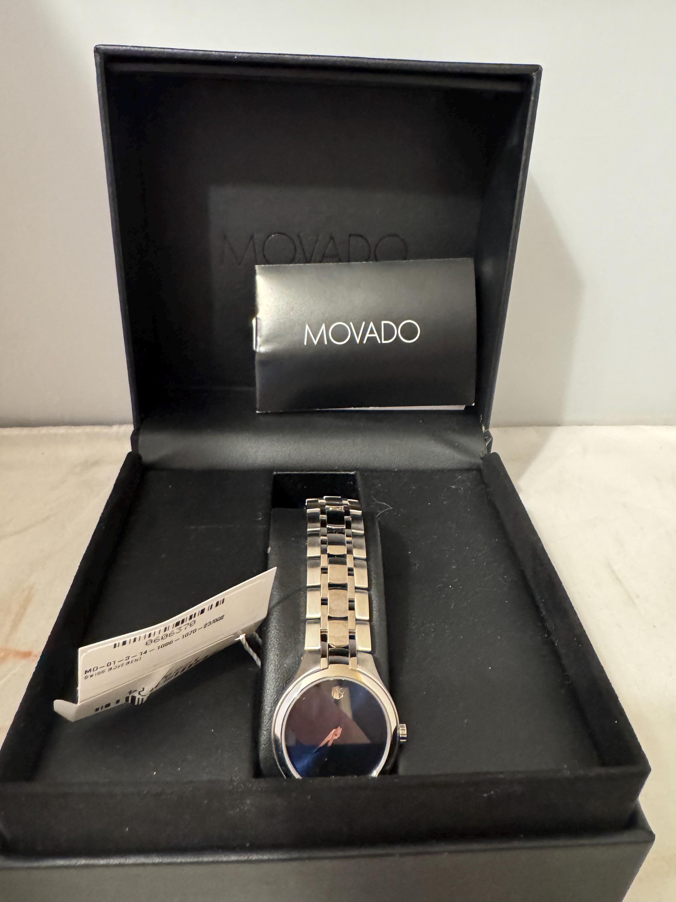 MOVADO 自動巻き時計 23ジュエル スイス製 MOVADO 自動巻き時計 23ジュエル スイス製