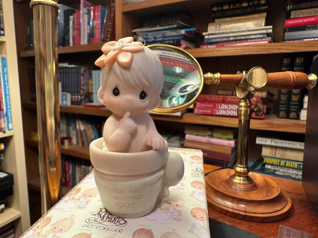 The Enesco Precious Moments - Baby's First Christmas 1997 Ornament - Etsy