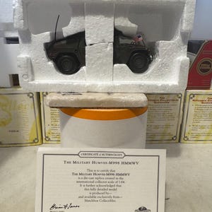 Streichholzschachtel Sammlerstücke The Military Humvee M998 HMMWV