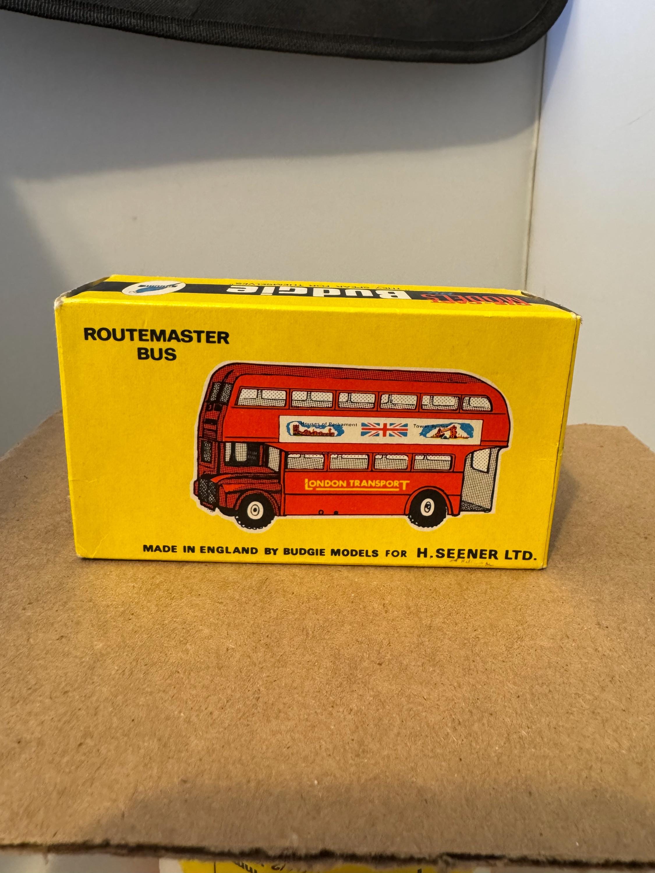 Vintage 1973 Budgie Routemaster Double Decker Bus #236 - Red - Etsy
