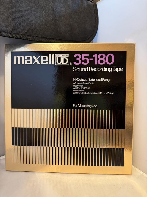 Maxell UD 35-180 Reel to Reel Tape - New - Sound Recording Tape - Etsy