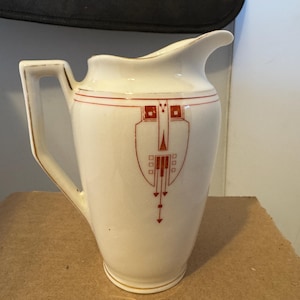 1900&#39;s KPM Krister Porzellan-Manufaktur Germany - Porcelain Creamer Milk Pot