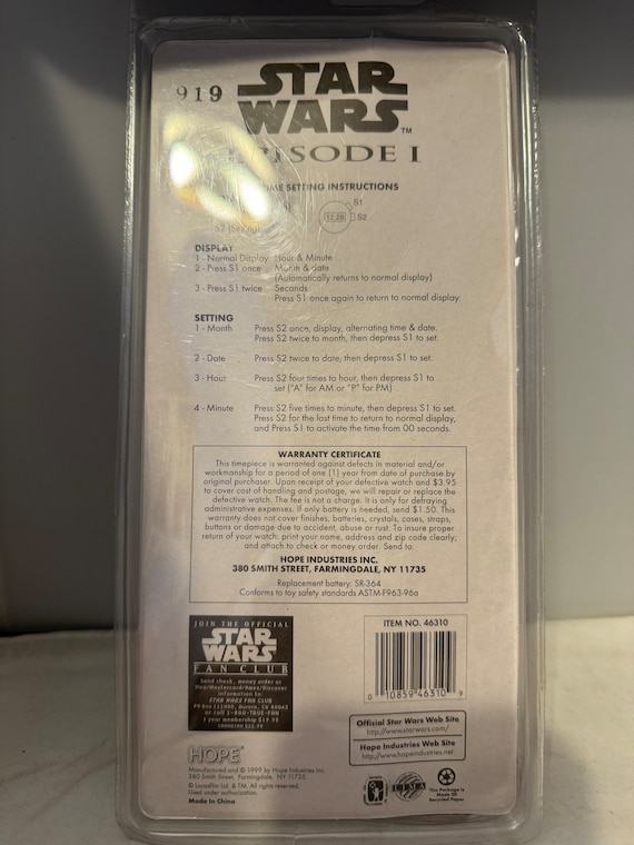 Star Wars Episode I - Queen Amidala Watch - New (1999) - Etsy