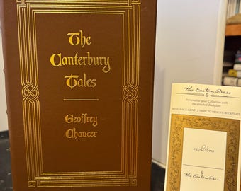 The Canterbury Tales - Geoffrey Chaucer - The Easton Press - New