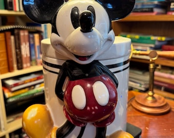 Vintage Disney's Mickey and Minnie Cookie Jar - Etsy