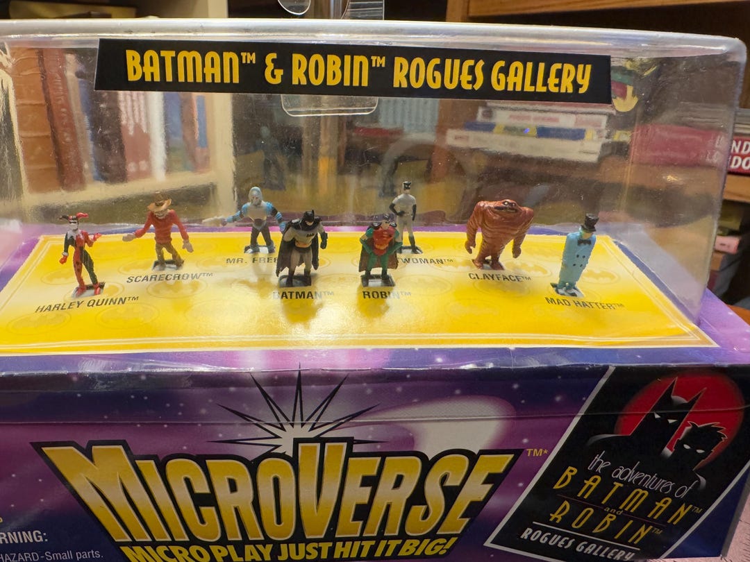 希少Batman & Robin Rogues Gallery フィギュアセット The Adventures of Batman and Robin: / Rogues Gallery Microverse