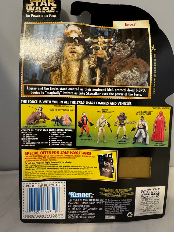 Star Wars - the Power of the Force -ewoks: Wicket & Logray With