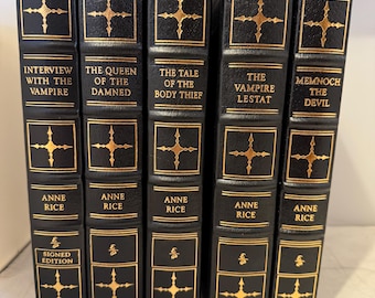 Interview With The Vampire The Queen Of The Damned The Tale Of The Body Thief The Vampire Lestat  Memnoch The Devil  Anne Rice Easton Press