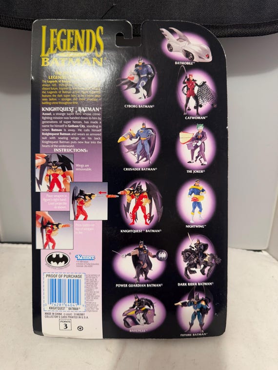 Legends of Batman - Knightquest Batman Action Figure / 1994 Kenner