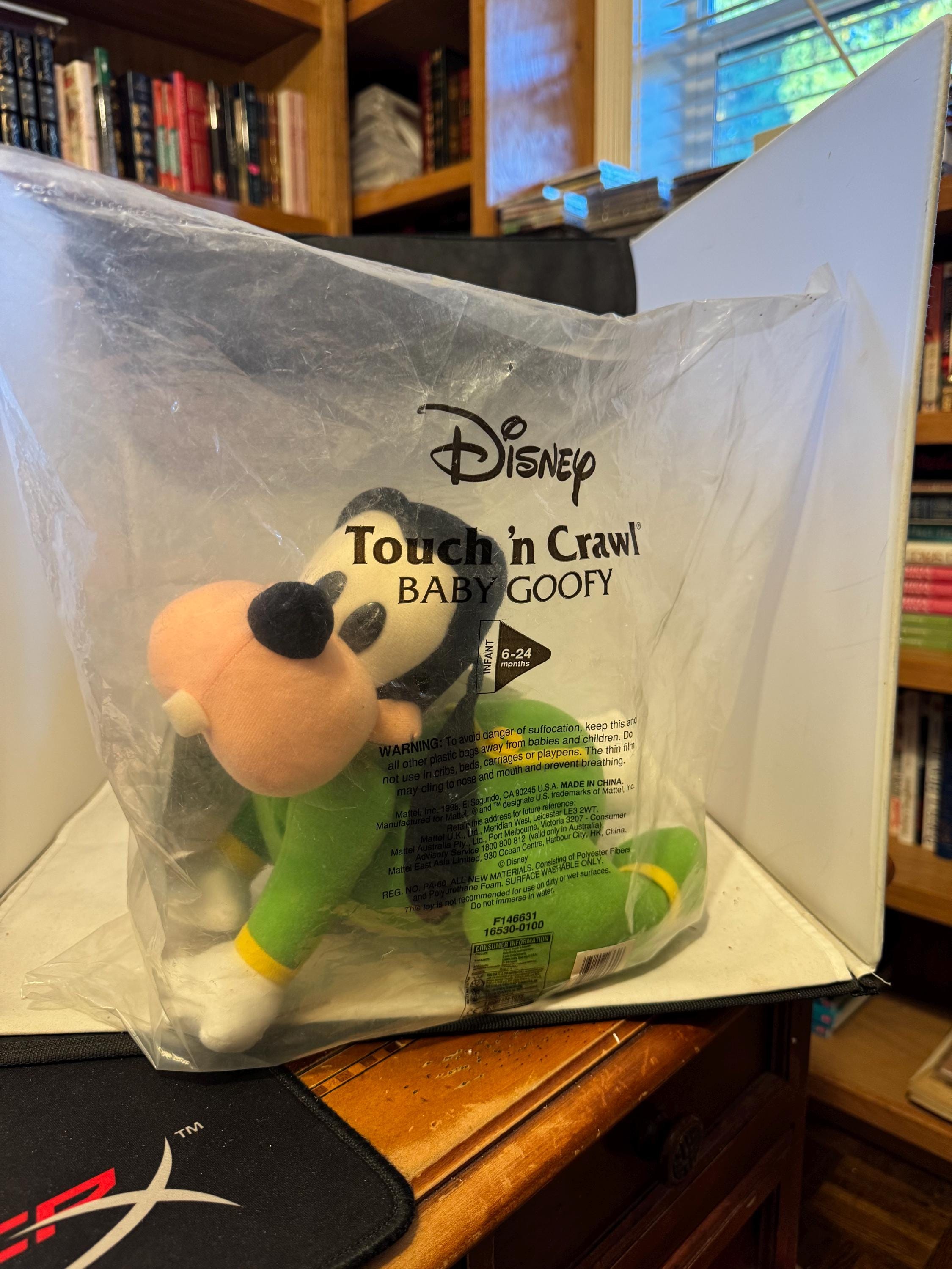 1996 Vintage Disney Touch 'n Crawl Baby Goofy - Etsy