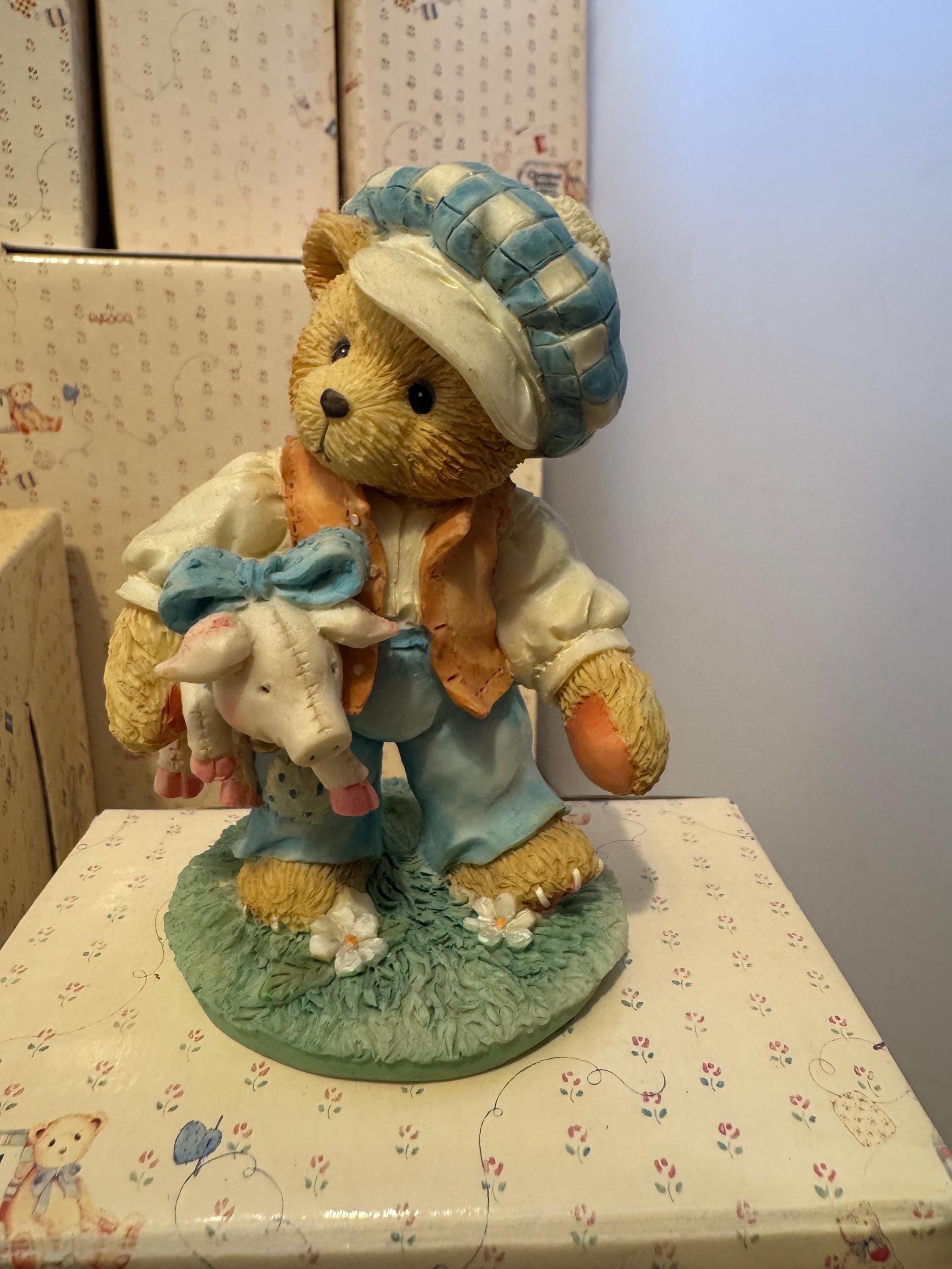 Cherished Teddies 624810 - Tom, Tom the Piper's Son Figurine
