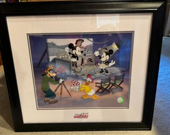 Disney ディズニー セル画 Fab 5 Steamboat Willie DISNEY Mickey Mouse Steamboat Willie Limited Edition Sericel