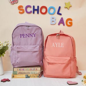 Sac à dos personnalisé pour enfants, Sac à dos personnalisé pour enfants, Cartable personnalisé pour enfants pour garçons et filles, Cartable brodé pour enfant