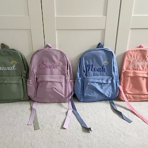 Sac à dos personnalisé pour enfants, Sac à dos personnalisé pour enfants, Cartable personnalisé pour enfants pour garçons et filles, Cartable brodé pour enfant