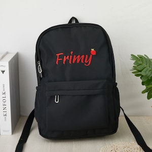 Sac à dos avec prénom brodé pour enfant, sac à dos pour enfant personnalisé, cartables brodés à la main pour enfants et tout-petits, cartable de rentrée
