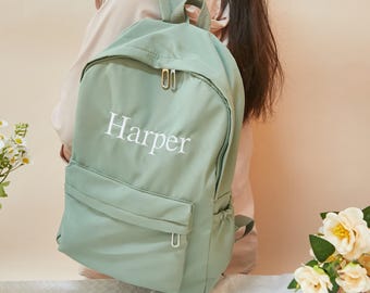 Personalisierte bestickte Kindergartenrucksack, Kinderrucksack mit benutzerdefinierter Stickerei, klassische niedliche Kinderschultasche, Jungen-Mädchen-Tasche