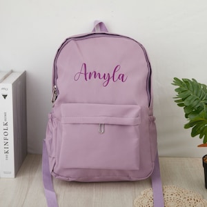 Sac à dos brodé personnalisé pour tout-petits, Sacs d'école pour tout-petits faits main, Sac à dos personnalisé pour enfants, Sac à dos d'école, Cadeau pour filles garçons