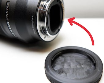 Set of 2 Rear Lens Cap for Sony E-mount | Protective Back Cover for Sony E-mount | 2 Protective cap