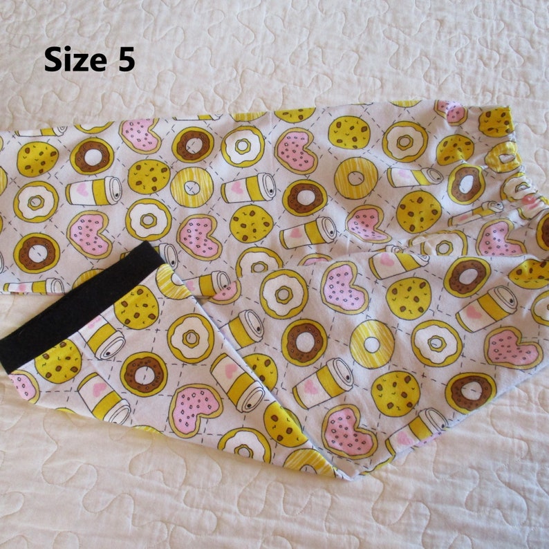 Cars Flamingo Star Hedgehog Size 5 Assorted PJ Flannel Lounge Pant--Multiple Fabric--Medallion -- Elastic Waist and Coordinating Cuff