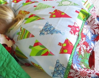 Quality Cotton Christmas Pillowcases for Kids Childs Holiday Bedtime Pillow Case Boys and Girls Pillowcases Ready to Ship