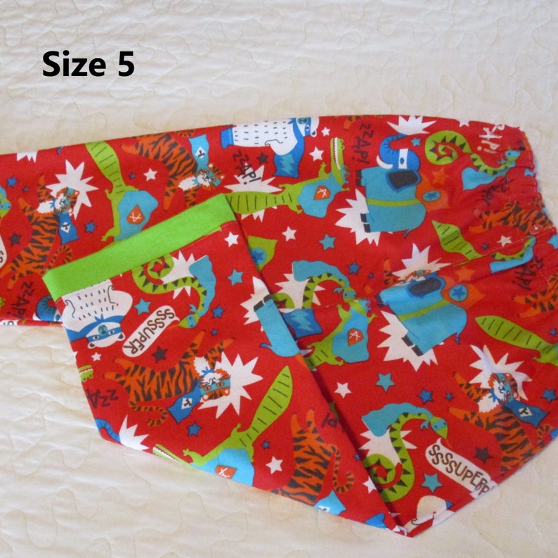 Cars Flamingo Star Hedgehog Size 5 Assorted PJ Flannel Lounge Pant--Multiple Fabric--Medallion -- Elastic Waist and Coordinating Cuff