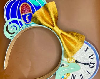 Disney Cinderella Inspired Sparkle Mickey Ears Headband