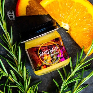 Beeswax Hand Cream: Orange & Rosemary Natural Hand Salve