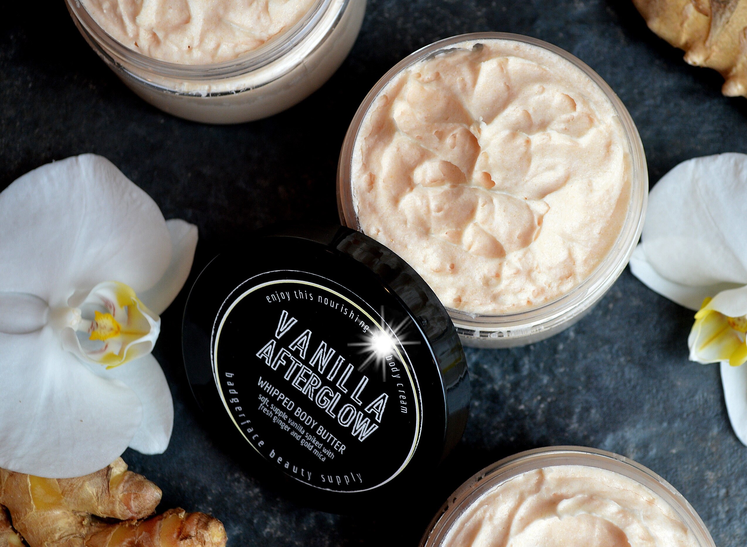 Vanilla Body Butter. Shimmer Vegan Body Butter. Vanilla Whipped Shea …