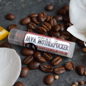 Coffee Lip Balm. Natural Lip Balm. Gift for Coffee Lovers. Coffee Chapstick.