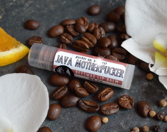 Coffee Flavored Lip Balm. Gift for Coffee Lovers. Coffee Chapstick.