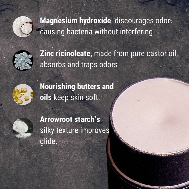 Magnesium Deodorant. Natural, Baking Soda Free, Aluminum Free, Sensitive Skin & Cruelty Free Deodorant Stick. Zero Waste Personal Care. image 6