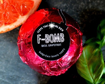 Cute Bath Bomb. F Bomb Bath Bomb. Pink Bath Bombs. Funny Bath Bombs.