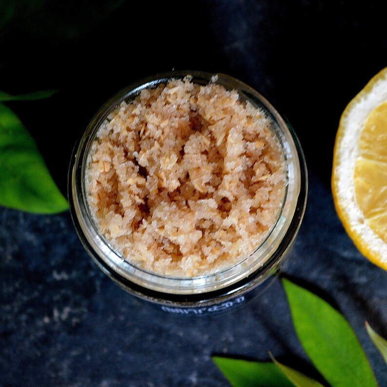 Face Scrub. Facial Scrub. Face Wash. Oatmeal Face Scrub. 4 oz / 118 mL. Honey Face Wash. Skin Care. Zero Waste Skincare. Natural Skincare. image 3