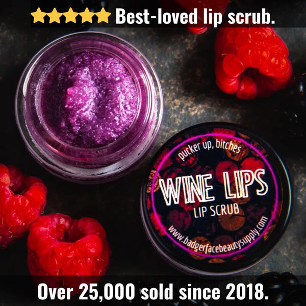 Wine Lover Gift for Her. Wine Stocking Stuffer for Women. Wine Lip Scrub Gift for Wine Lovers. Small Wine Gifts Under 10. Funny Gifts.