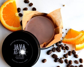 Coffee Lover Gift. Natural Lotion Bar. Solid Lotion Bar. Coffee Lotion.