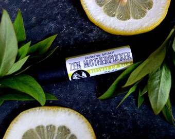 Natural, Zero Waste Green Tea Lip Balm.