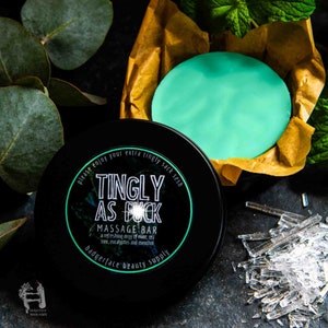 Cooling Massage Bar. Peppermint Lotion Bar. Sensual Massage. Peppermint Massage Bar. Cooling Muscle Rub. Swearing Gift. Natural Skin Care.
