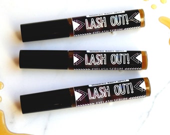 Eyelash Growth Serum. Oil for Stronger, Thicker Lashes. Lash and Brow Serum.