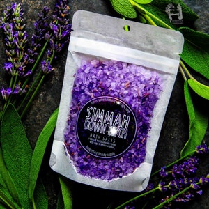 Lavender Bath Salts. Epsom Salt Bath. Bath Salts Gift. Relaxing Bath Soak. Foot Soak Salt. Sore Muscle Soak. Healing Bath. Zero Waste Gift.