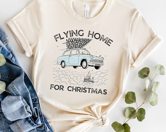 Koszulka Weasley Christmas Magical Koszulki uniwersalne Koszulka Wizard Koszulka Wizard School Koszulka Potterhead Prezent Potterhead Merch Koszulki dla fanów