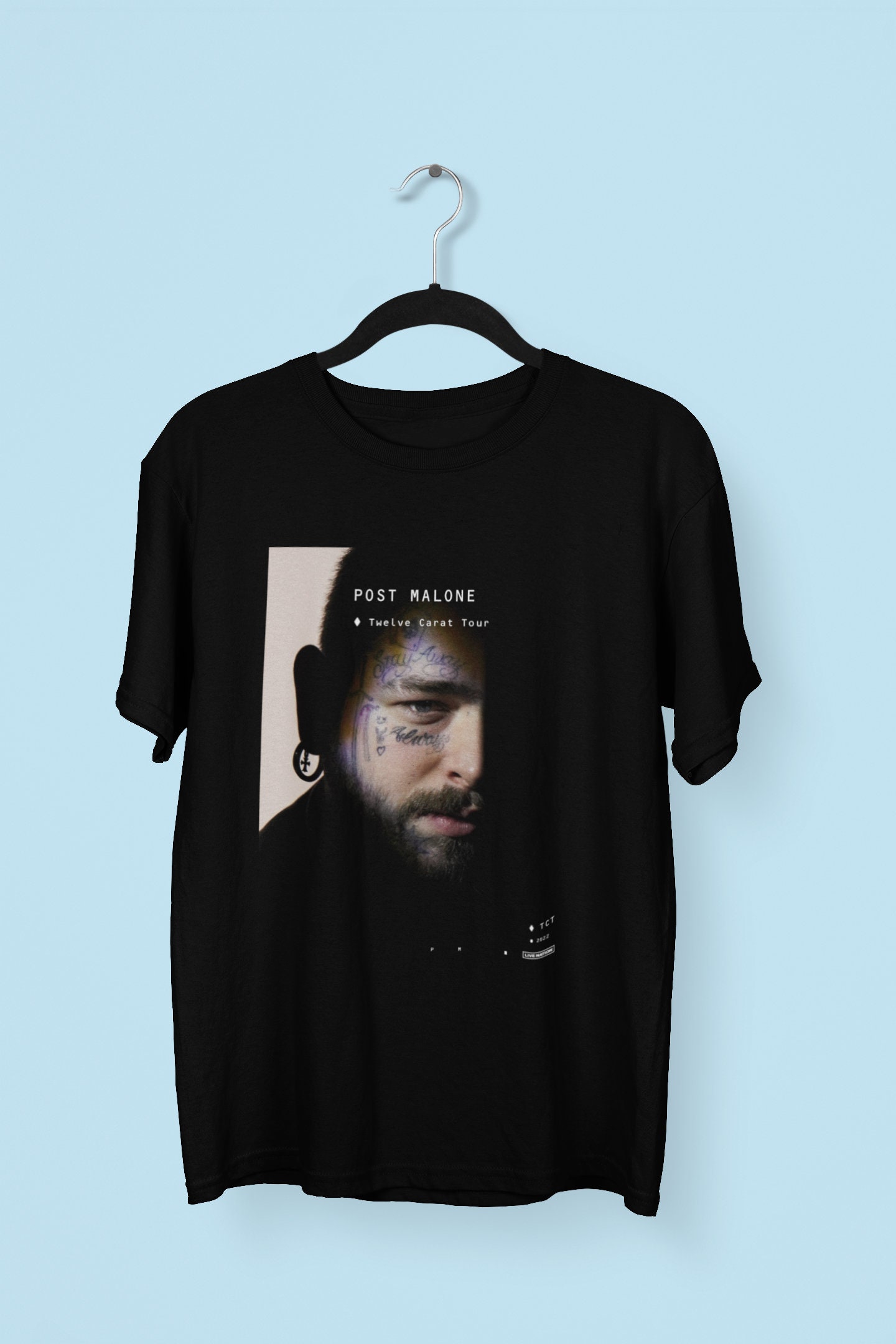 Discover Post Malone Twelve Carat Tour Portrait T-Shirt