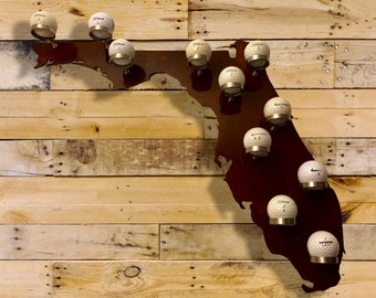 Golf Ball Display Case: Steel & Aluminum Collector's Wall Art