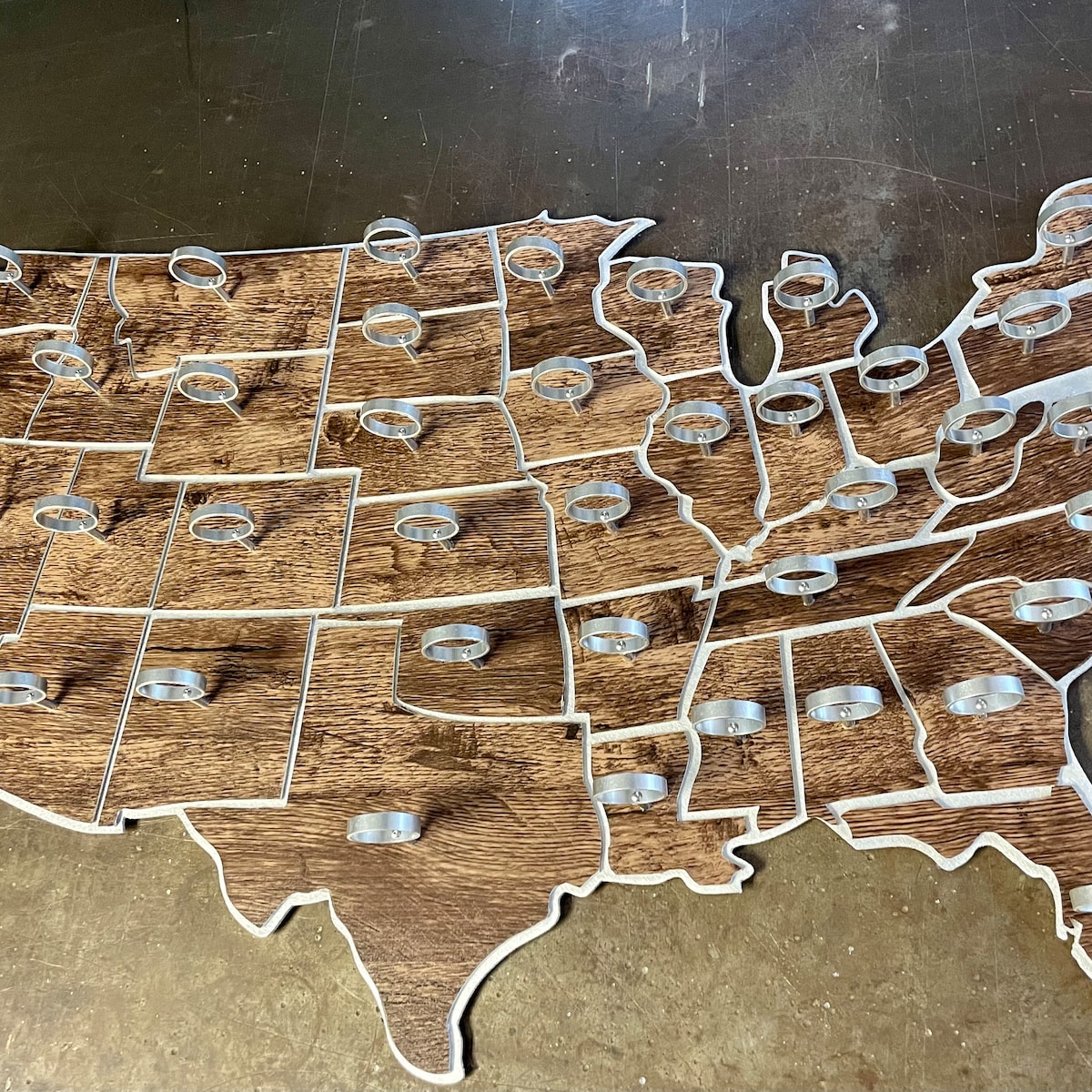 Golf Ball Wall Display USA