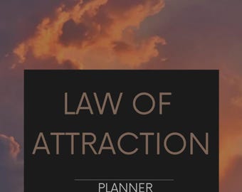 Downloadable and Printable Law of Attraction Planner 40 Pages