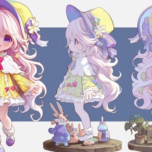 OC Adoptable 334: Kawaii Themed  (4 images)