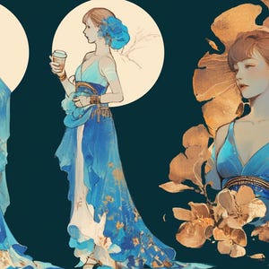 OC Adoptable 353:  Fantasy Themed  (4 images)
