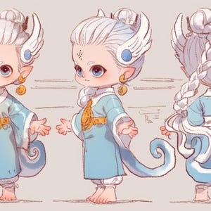 OC Adoptable 173: Fantasy Themed  (4 images)