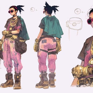 OC Adoptable 447: Punk Themed
