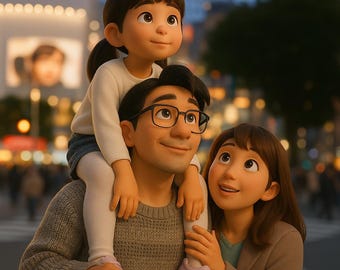 Custom 3D Animation Portrait — Transform Your Photos!